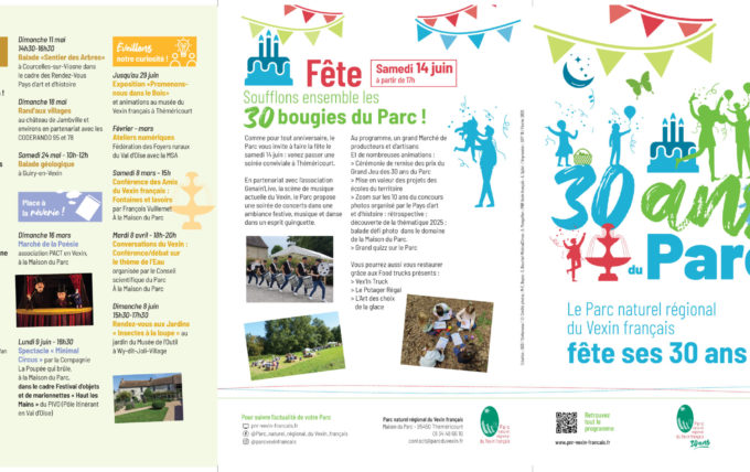 En 2025 le parc du Vexin a 30 ans