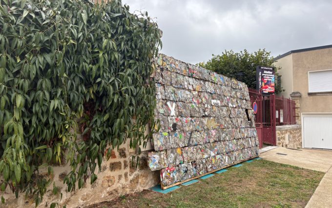Mur de déchets