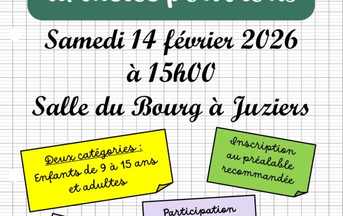 Concours de dictée pour tous