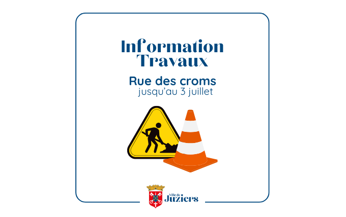 Travaux de réfection de la chaussée – Rue des Croms