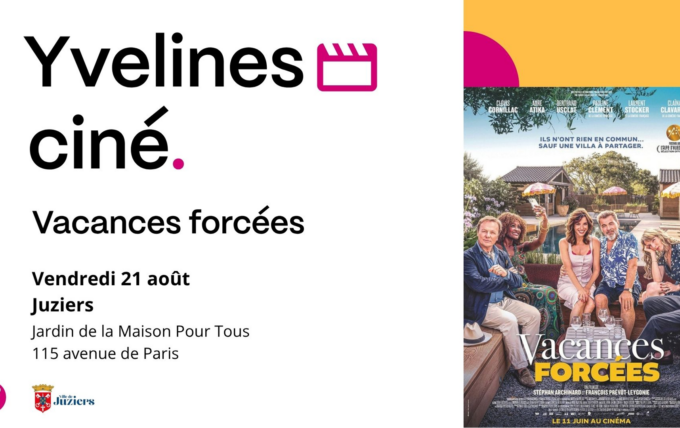 Cinéma en plein air : rendez-vous le 21 août à Juziers !