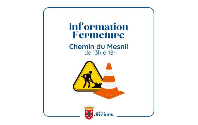 Nettoyage des abords du stade : fermeture temporaire du chemin du Mesnil