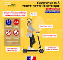 TROTTINETTES ÉLECTRIQUES : Rappel des règles de sécurité