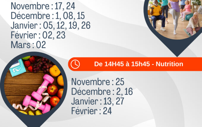 Activité Seniors : « Haltère et fourchette »